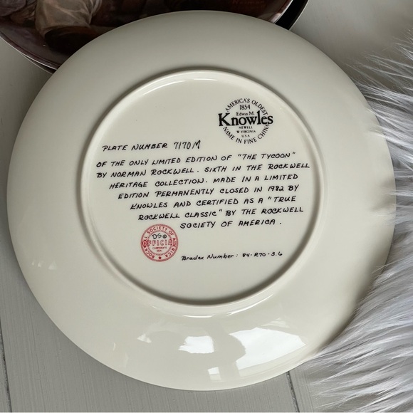 NORMAN ROCKWELL | "The Tycoon" Limited Edition Heritage Collection #6 - Picture 3 of 9